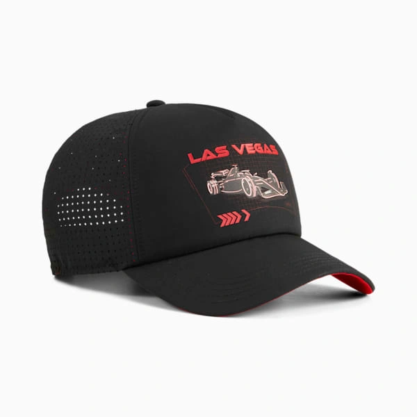 F1® Las Vegas Trucker Hat: Puma – Vindue til Vegas-stil! Perfekt kasket, frisk look, og fartfølelse i ét!