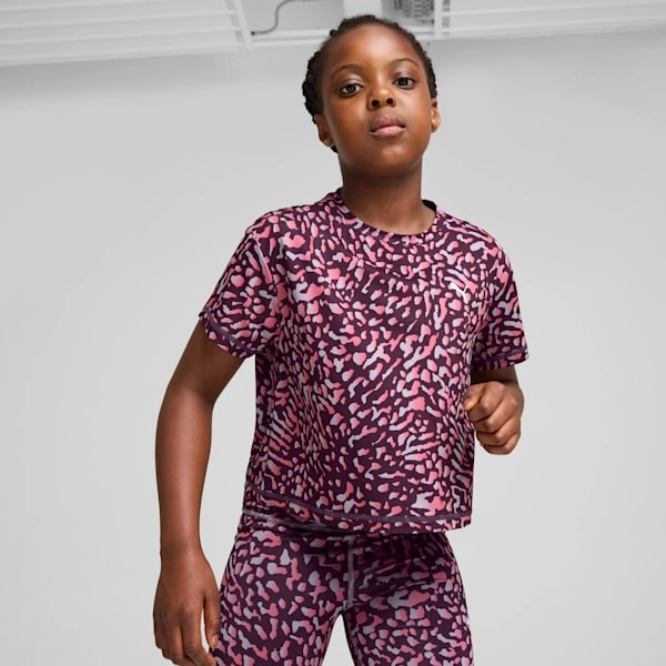 PUMA TRAIN FAVORITE Kort Børne T-shirt Perfekt Pasform Til Små Eventyrere!